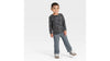 Cat & Jack Boy's Dark Grey Long Sleeve Relaxed Blouse | Cat & Jack In Lebanon