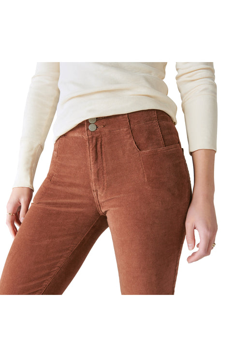 Lucky Brand Women's Brown High Rise Flare Pant | Lucky Brand In Lebanon