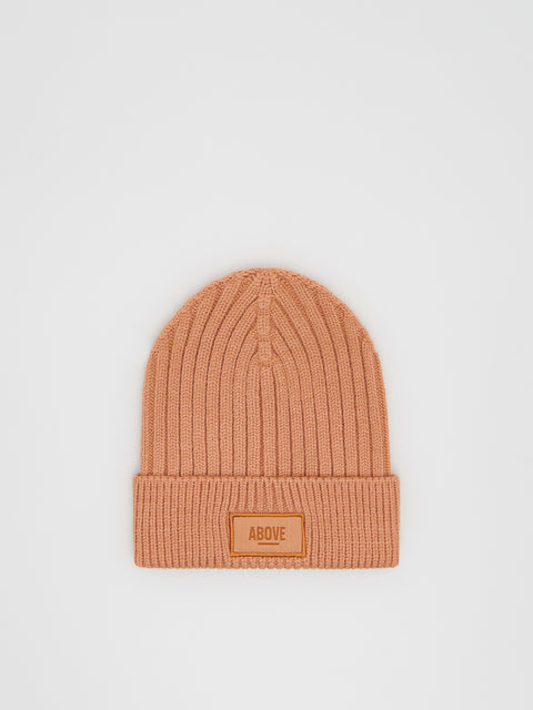 Reserved Baby Boy Beige Beanie Patch Hat | Reserved In Lebanon