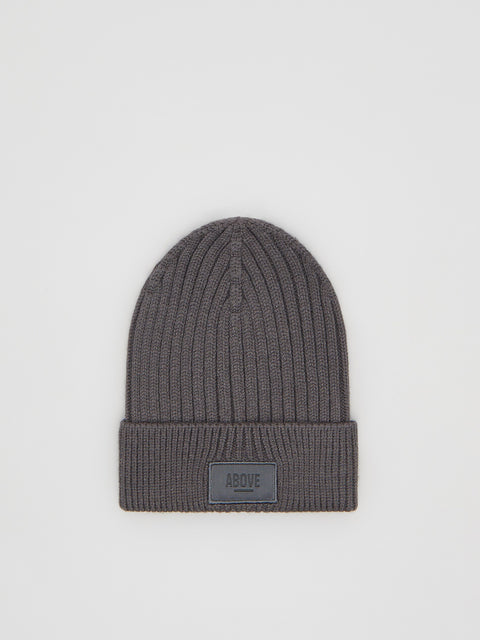 Reserved Baby Boy's Dark Grey Beanie With Patch | Reserved In Lebanon