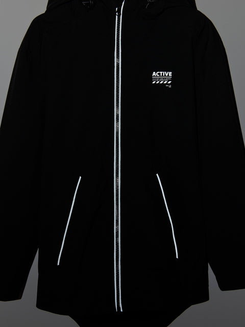 Sinsay Boy's Black Hooded Active Jacket|Sinsay In Lebanon
