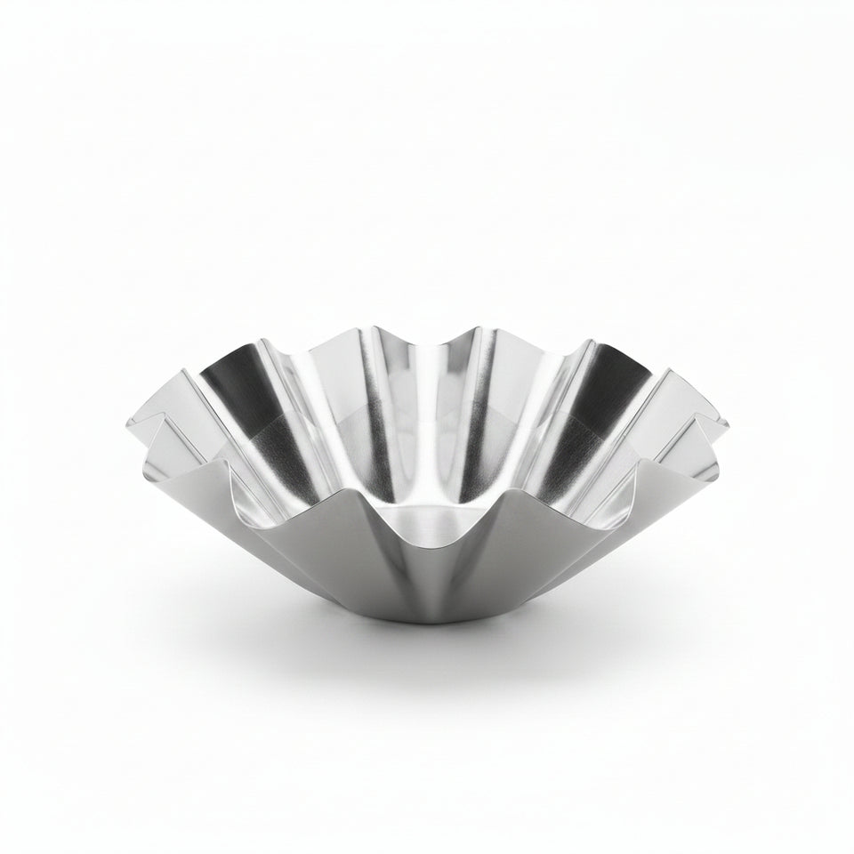 Lucky Tiger Stainless Steel Wave Fruit Bowl(SO-2049)