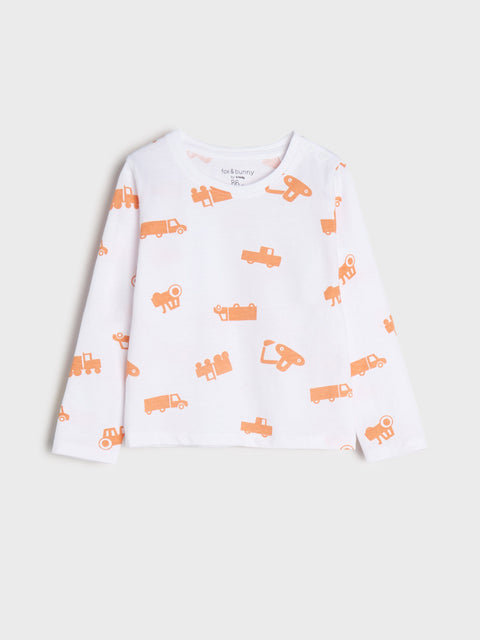 Sinsay Baby Boy's Multi Color Printed Long Sleeve Pajama Set| Sinsay In Lebanon