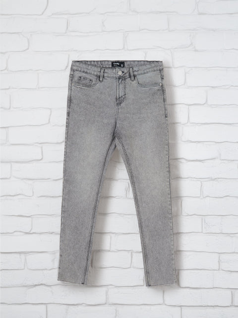 Sinsay Men's Gray Washed Skinny Fit Jeans|Sinsay In Lebanon