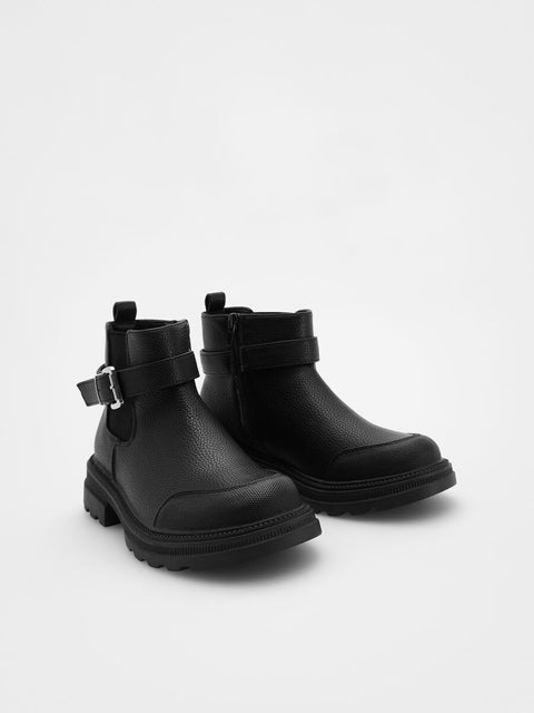 Reserved Girl's Black Ankle Boots | Reserved In Lebanon