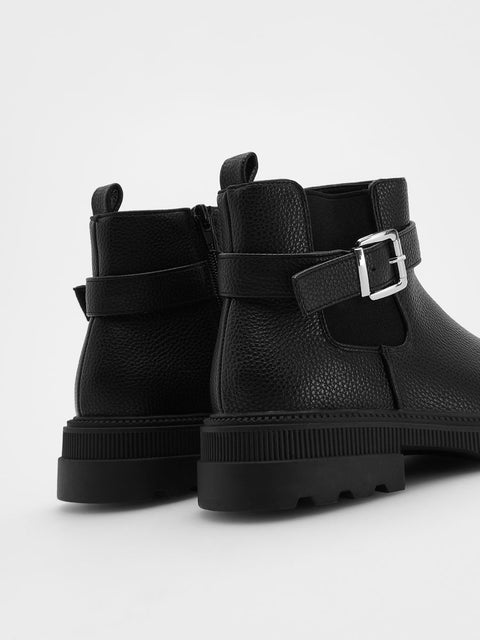Reserved Girl's Black Ankle Boots | Reserved In Lebanon