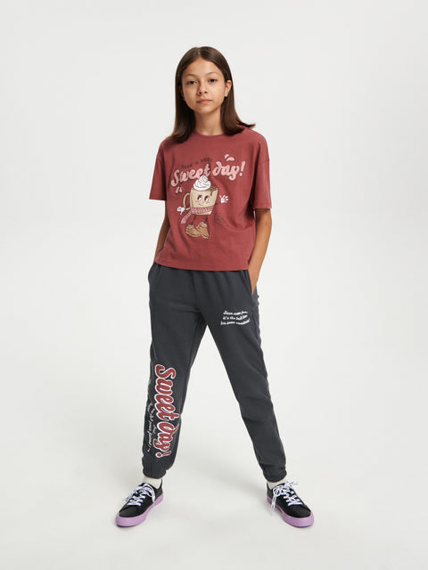 Sinsay Baby Girl's Dusty Rose Short Sleeve T Shirt | Sinsay In Lebanon