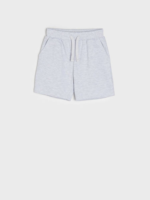 Light gray shorts on a white background