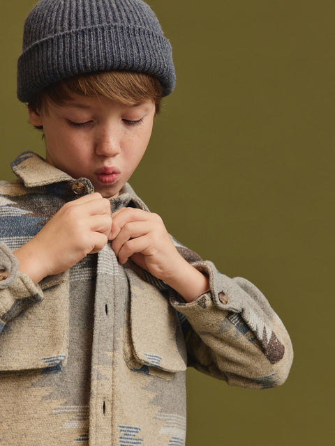 Reserved Boy's Navy Woolen Beanie Hat | Reserved In Lebanon