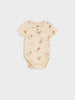 Sinsay Baby Boy’s Brown & Beige  Bodysuit, Shorts & Hat 3-Piece Set | Sinsay in Lebanon
