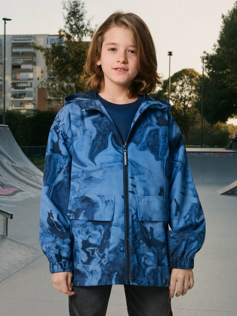 Sinsay Boy's Blue Tie Dye Hooded Jacket|Sinsay In Lebanon