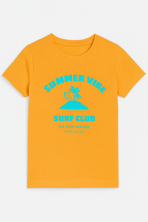 Sinsay Boy's Orange Print T-Shirt | Sinsay In Lebanon