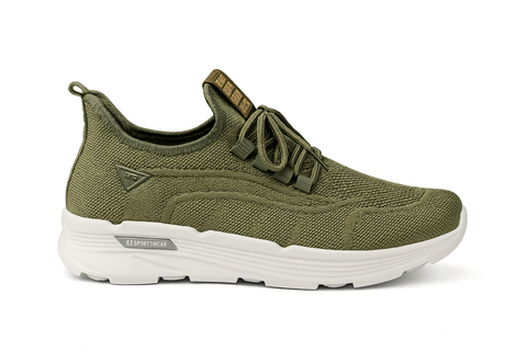 Enrico Coveri Women's Khaki Green Six Low Top Sneakers |Enrico Coveri In Lebanon