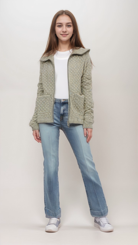 POMPdeLUX Girl's Beige Jacket | POMPdeLUX in Lebanon
