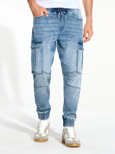 Sinsay Men's Blue Cargo Joggers | Sinsay In Lebanon
