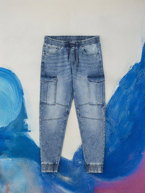 Sinsay Men's Blue Cargo Joggers | Sinsay In Lebanon