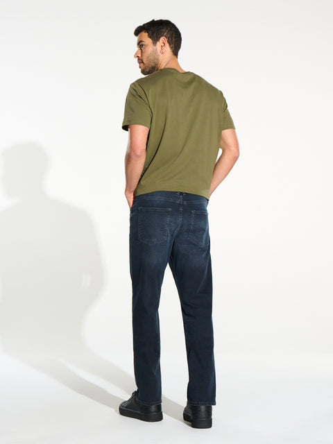 Sinsay Men's Steel Blue Regular-Fit Jeans With Four Pocket | Sinsay In Lebanon