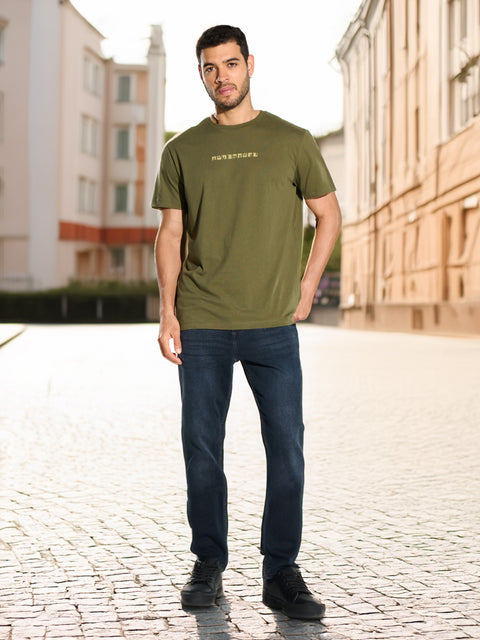 Sinsay Men's Steel Blue Regular-Fit Jeans With Four Pocket | Sinsay In Lebanon