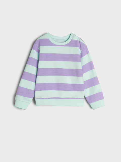Sinsay Baby Girl's Purple & Light Green Striped 2 Pack T-Shirt | Sinsay In Lebanon