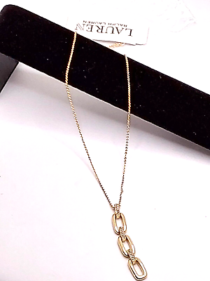 Ralph Lauren Women's Gold Cubic Zirconia Pendant Necklace |Ralph Lauren in Lebanon