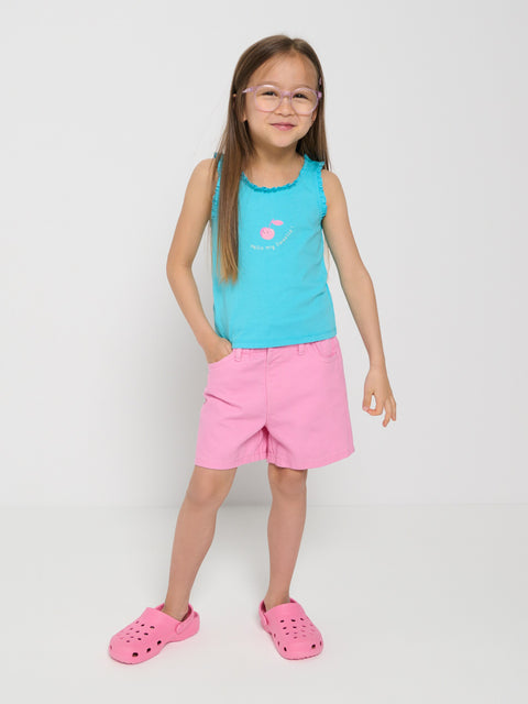 Sinsay Girl's Blue Cami Blouse With Print | Sinsay In Lebanon
