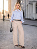 Sinsay Women's Blue Striped Cotton Shirt | Sinsay In Lebanon