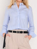 Sinsay Women's Blue Striped Cotton Shirt | Sinsay In Lebanon