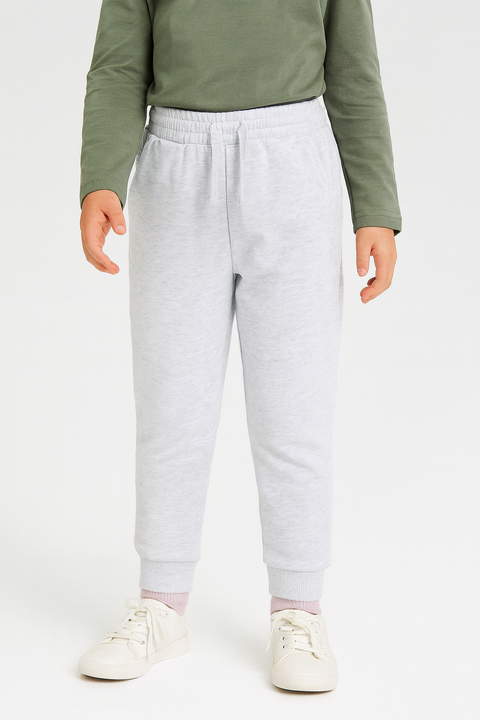 Sinsay Girl's Light Grey Jogger Sweatpants | Sinsay In Lebanon