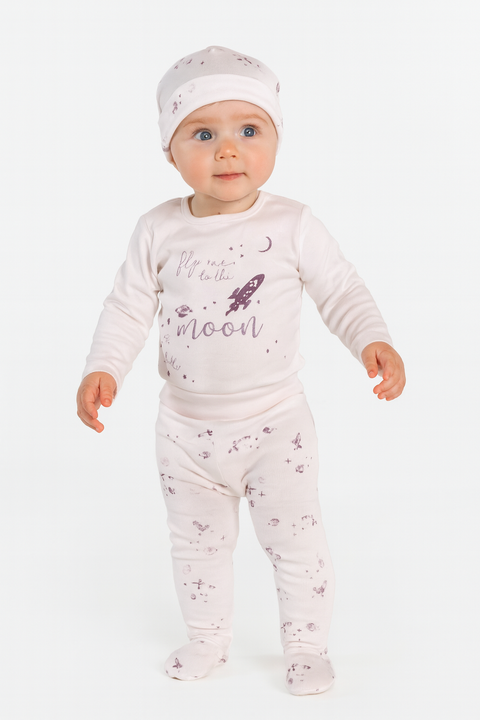 Boboli Baby Girl Pink Pajama Set | Boboli In Lebanon