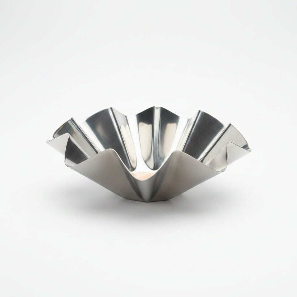 Lucky Tiger Stainless Steel Wave Fruit Bowl(SO-2047)