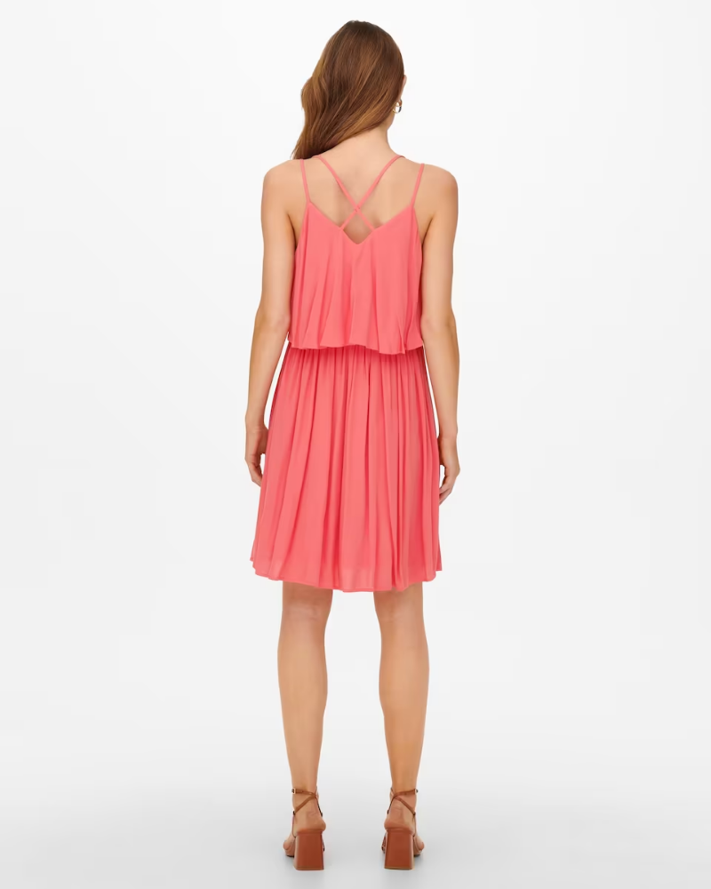 Only  Women's  Coral Strap Layered Dress 11228904 FE343