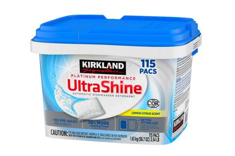 Kirkland Ultra Shine Dishwasher Detergent - 115 Pcs (1.61kg) | Kirkland Signature In Lebanon