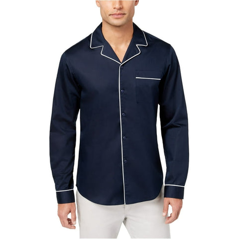 INC Men's Navy Blue Top Pajama ABF403(ma7)