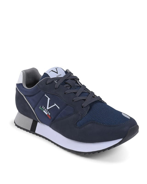V Italia By Versace Men's Navy Blue SNK 003 Sneakers | V Italia In Lebanon