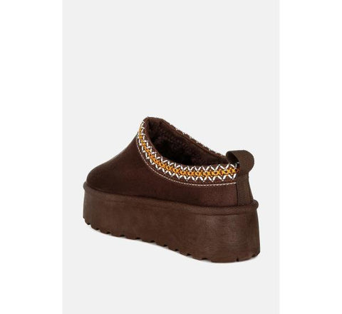 Jesters Embroidered Platform Classic Slip-on