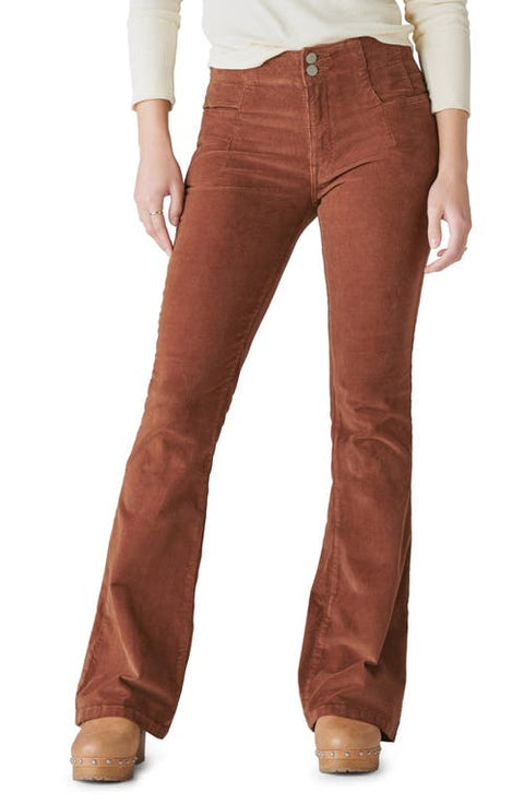 Lucky Brand Women's Brown High Rise Flare Pant | Lucky Brand In Lebanon