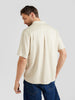 Only & Sons Men's Beige Short Sleeve Button-Up Shirt | Only & Sons in Lebanon