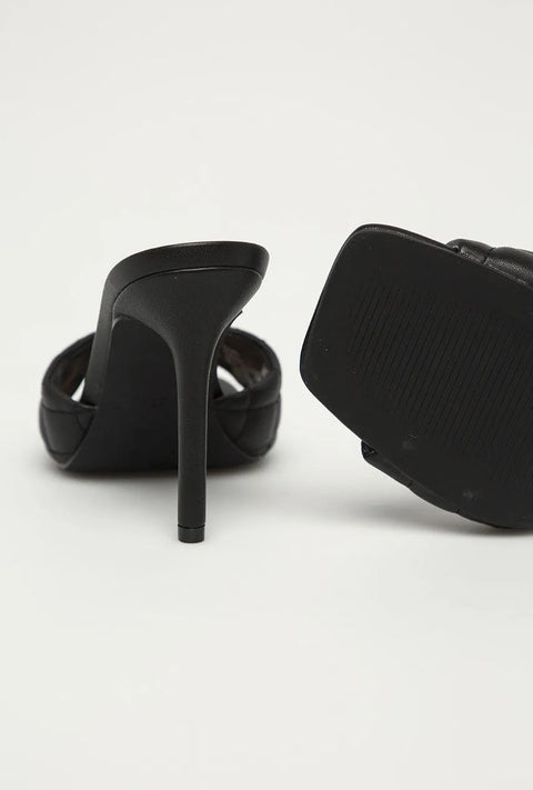 Steve Madden Women's Black Signify Heeled Sandal | Steve Madden In Lebanon