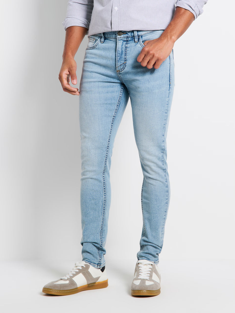 Sinsay Men's Light Blue Super Skinny Jeans | Sinsay In Lebanon