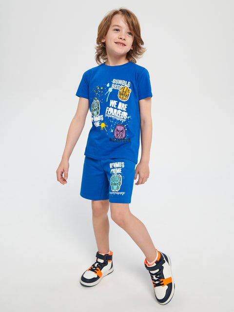 Sinsay Boy's Blue Transformers Short | Sinsay In Lebanon