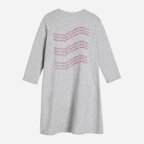 Sinsay Girl's Gray Long Sleeve Dress | Sinsay In Lebanon