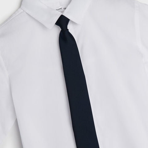 Sinsay Fox & Bunny Boy's White With Navy Tie Shirt | Sinsay In Lebanon