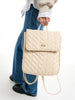 Sinsay Women's Beige Leather Backpack | Sinsay In Lebanon