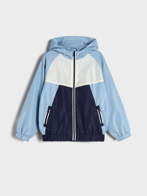 Sinsay Baby Boy's Blue/White Hooded Jacket | Sinsay in Lebanon