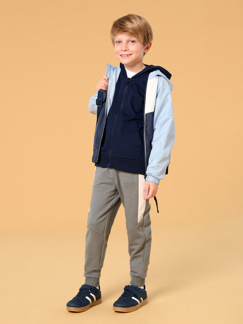 Sinsay Baby Boy's Blue/White Hooded Jacket | Sinsay in Lebanon