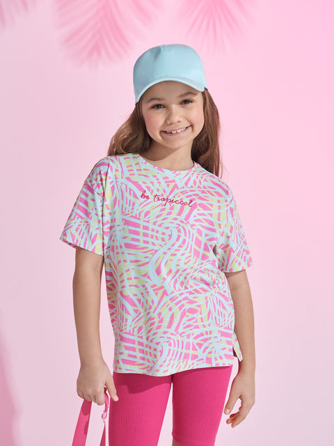 Sinsay Girl's Multicolor T-Shirt | Sinsay In Lebanon