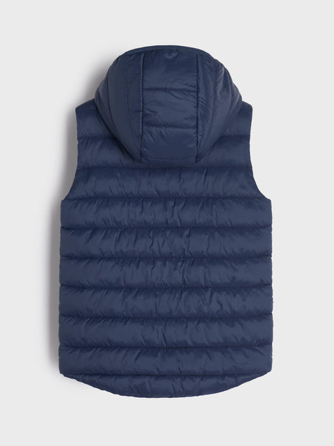 Sinsay Boy's Navy Puffer Hooded Vest|Sinsay In Lebanon