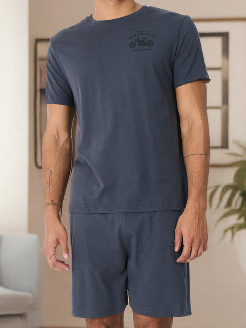 Sinsay Men's Dark Grey Two piece Pajama Set | Sinsay in Lebanon