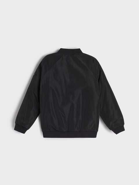 Sinsay Boy's Black Stand Up Collar Bomber Jacket|Sinsay In Lebanon