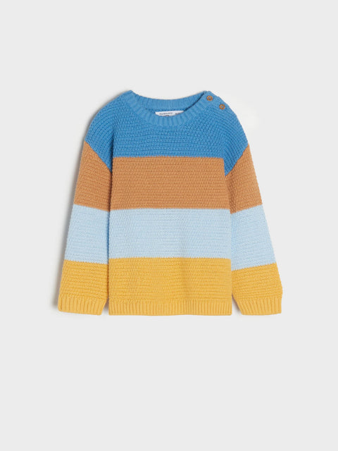Sinsay Fox & Bunny Baby Boy's Multicolor Striped Knitted Sweater | Sinsay In Lebanon